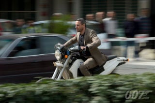 SKYFALL bikes at Bond In Motion