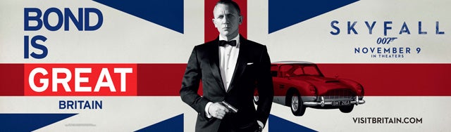 VisitBritain Unveil Bond Ad