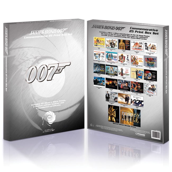 50 Years Of Bond Posters