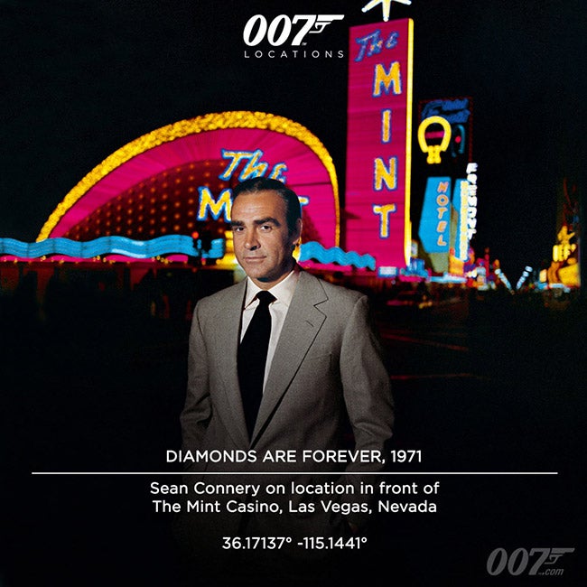 The Official James Bond 007 site DIAMONDS ARE FOREVER, 1971