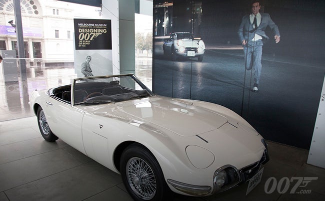SUPERCAR FROM YOU ONLY LIVE TWICE ON DISPLAY IN MELBOURNE