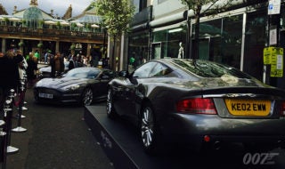 ASTON MARTINS ON DISPLAY IN LONDON