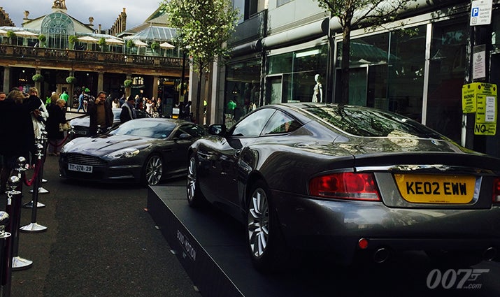 ASTON MARTINS ON DISPLAY IN LONDON