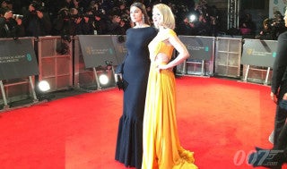 SPECTRE leading ladies at the BAFTA awards