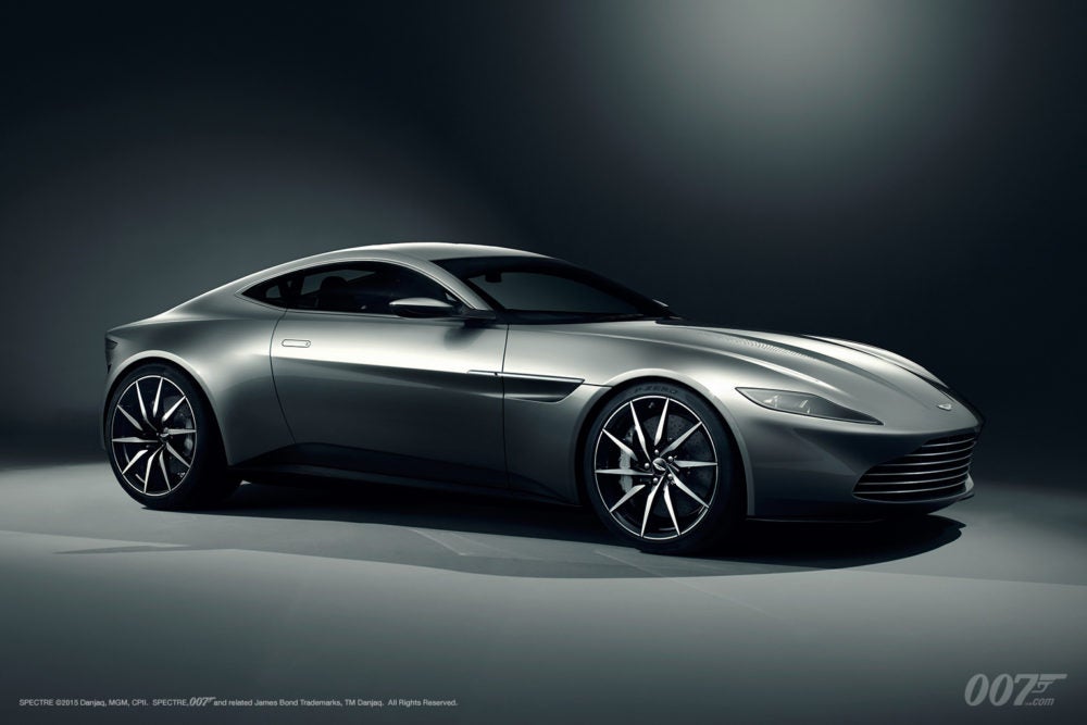 SPECTRE ASTON MARTIN DB10 ON DISPLAY