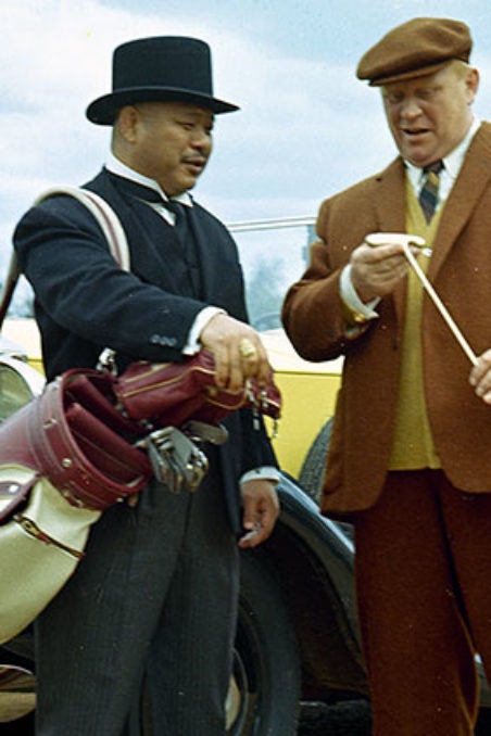 Bond And Goldfinger Golf Match