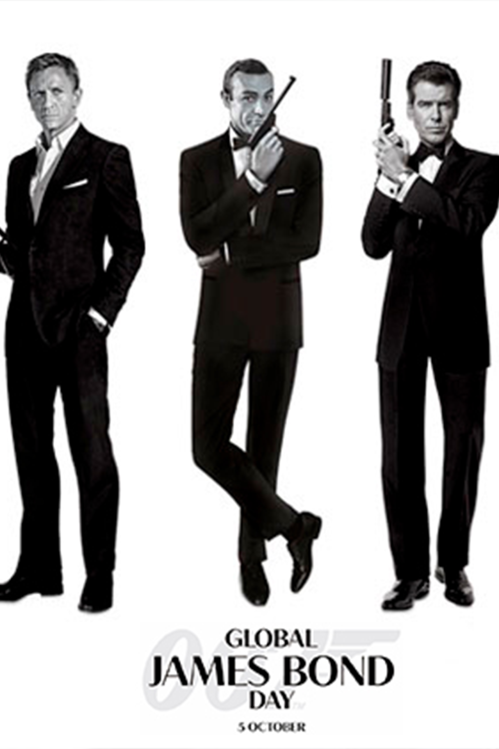 007 Global James Bond Day Portrait James Bond 007