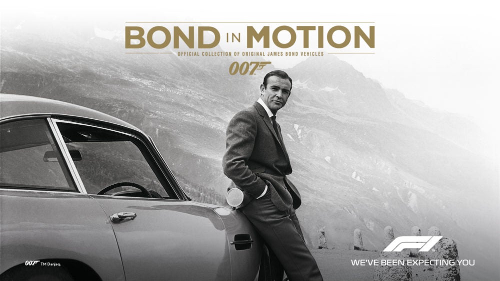 BOND IN MOTION GOES ON TOUR WITH FORMULA 1