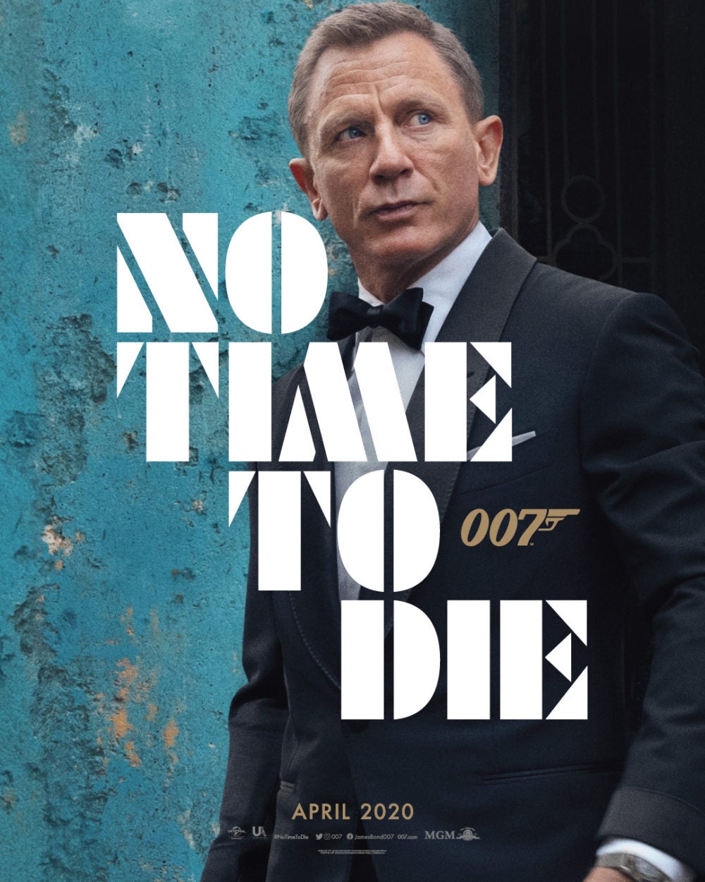 First poster for NO TIME TO DIE