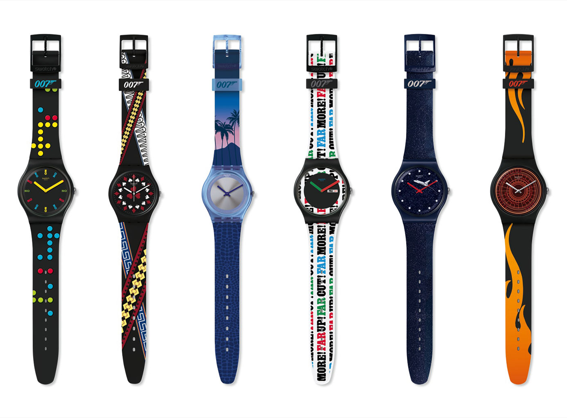 james bond swatch watch collection