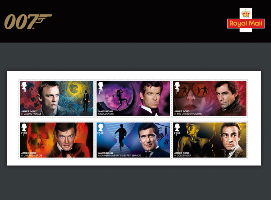 Royal Mail Reveals 007 Stamps