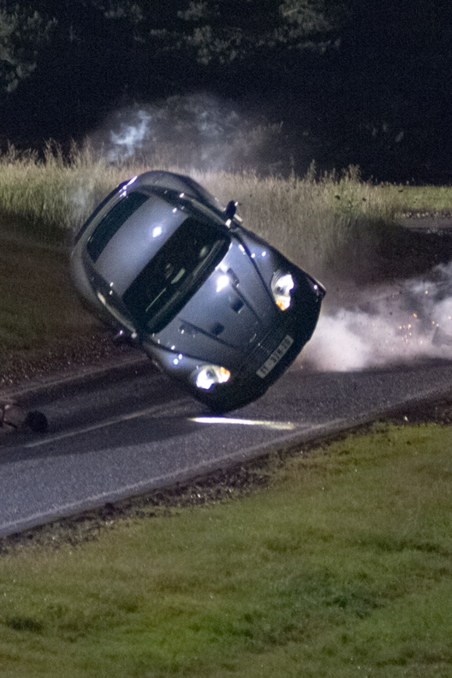 Record Breaking Aston Car Flip