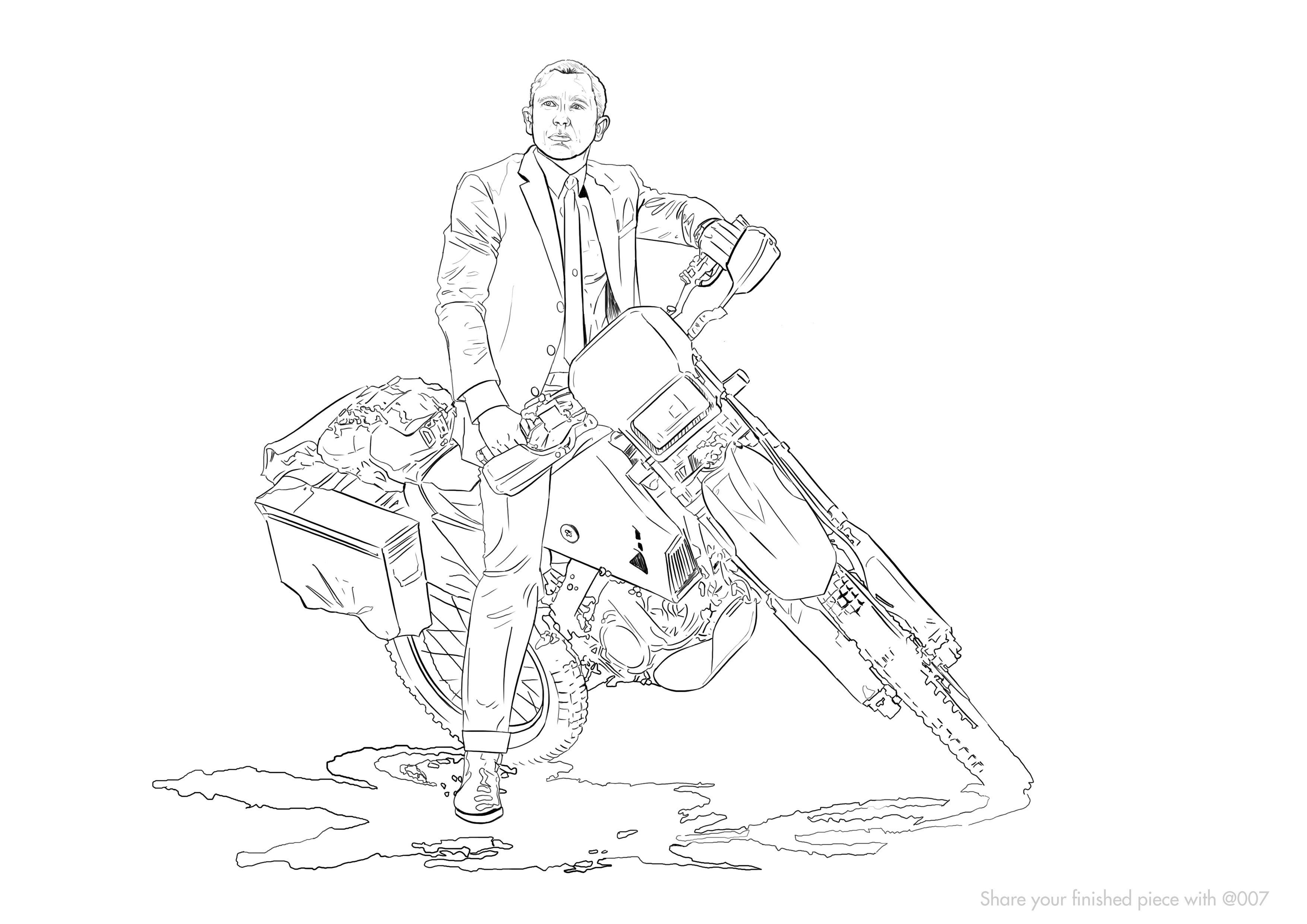 James Bond Coloring Pages