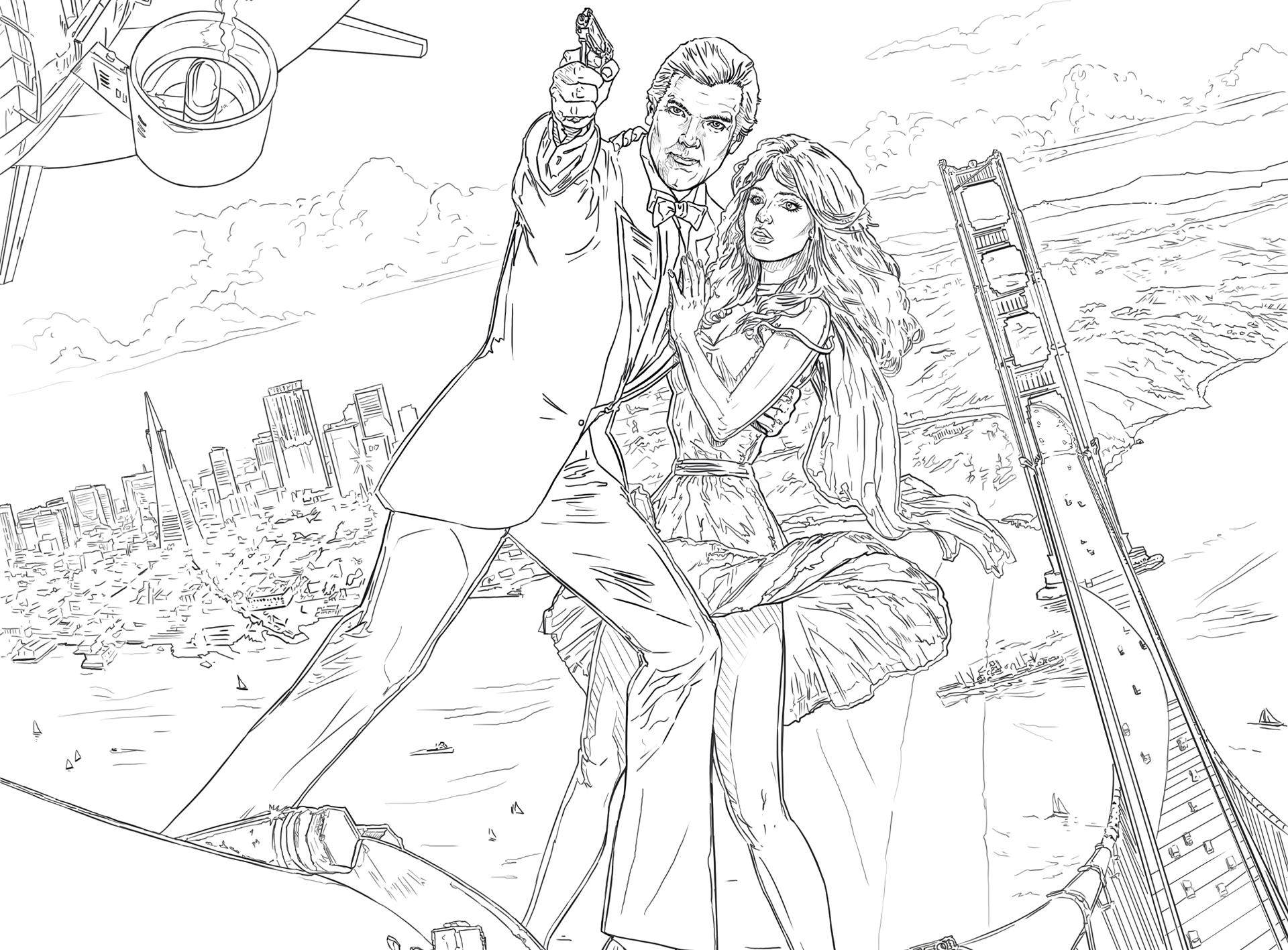 James Bond Coloring Pages