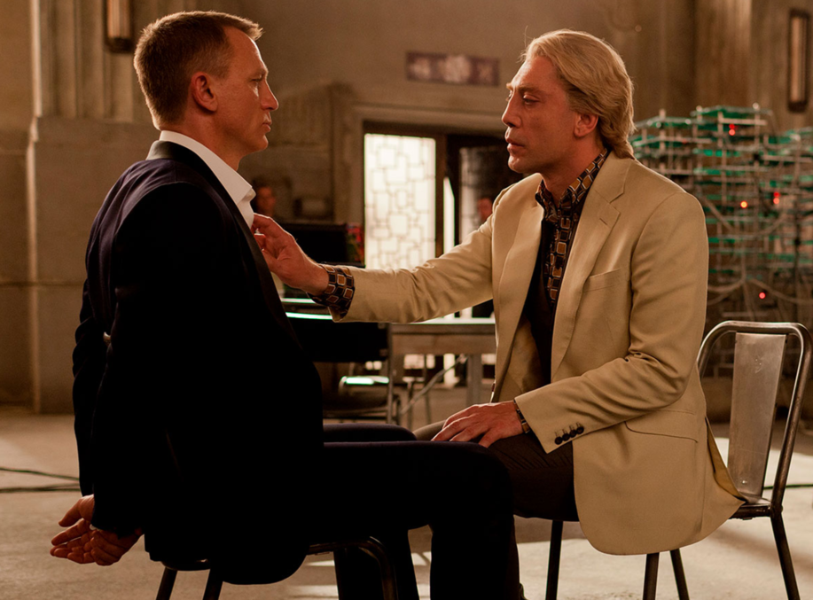 Bond Meets Silva in Skyfall