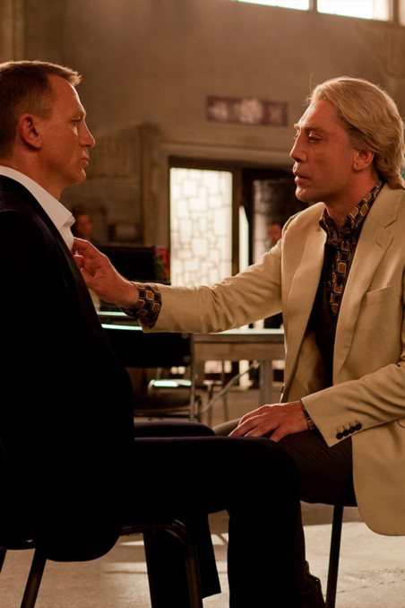 Bond Meets Silva in Skyfall