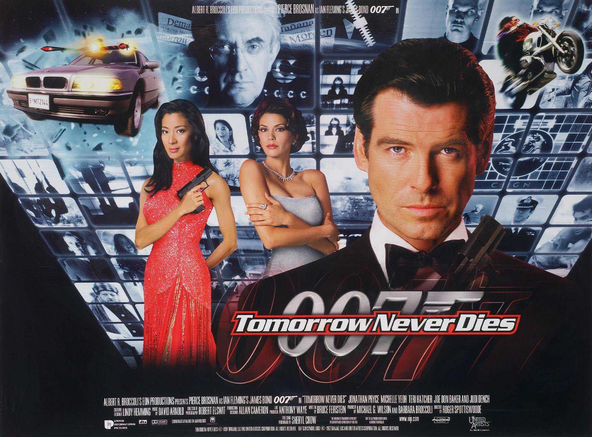 1997 inkworks James Bond 007 Tomorrow Never Dies Promos Pierce Brosnan #P2 