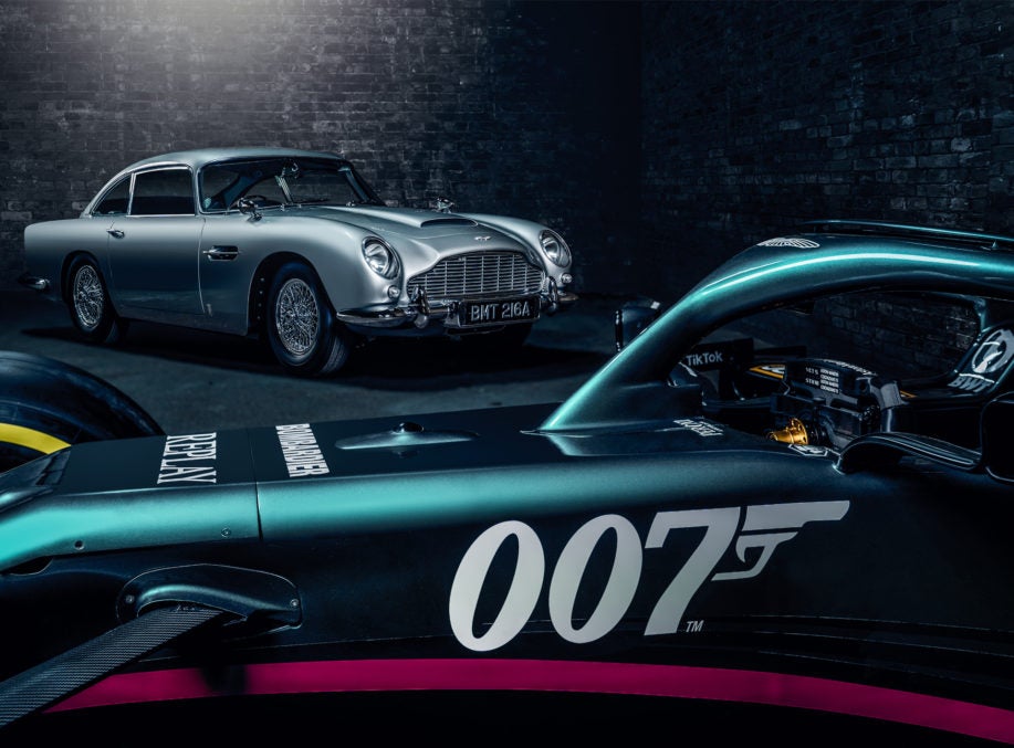 Aston Martin Cognizant Celebrates No Time To Die