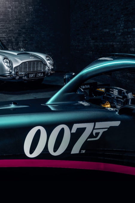 Aston Martin Cognizant Celebrates No Time To Die