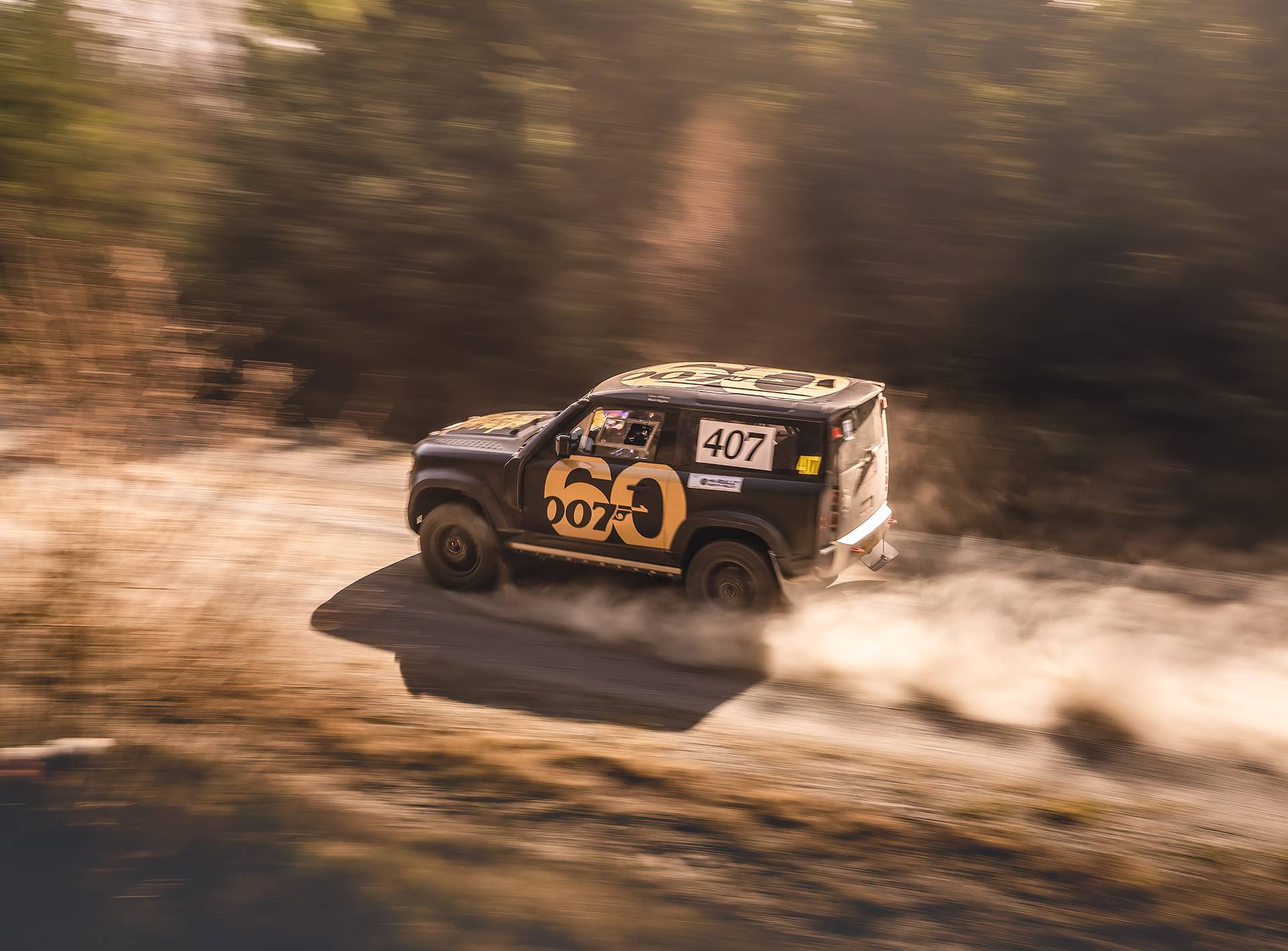 60th Anniversary 007 Defender Wins Rally