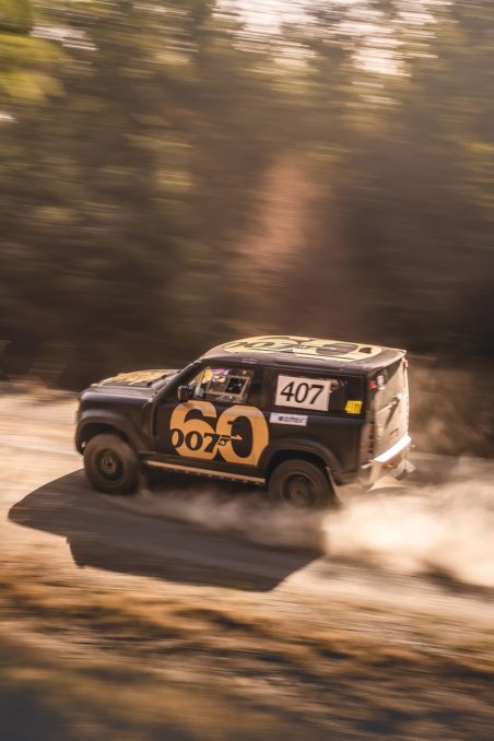 60th Anniversary 007 Defender Wins Rally