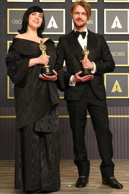 Billie Eilish and FINNEAS win Oscar for Best Song