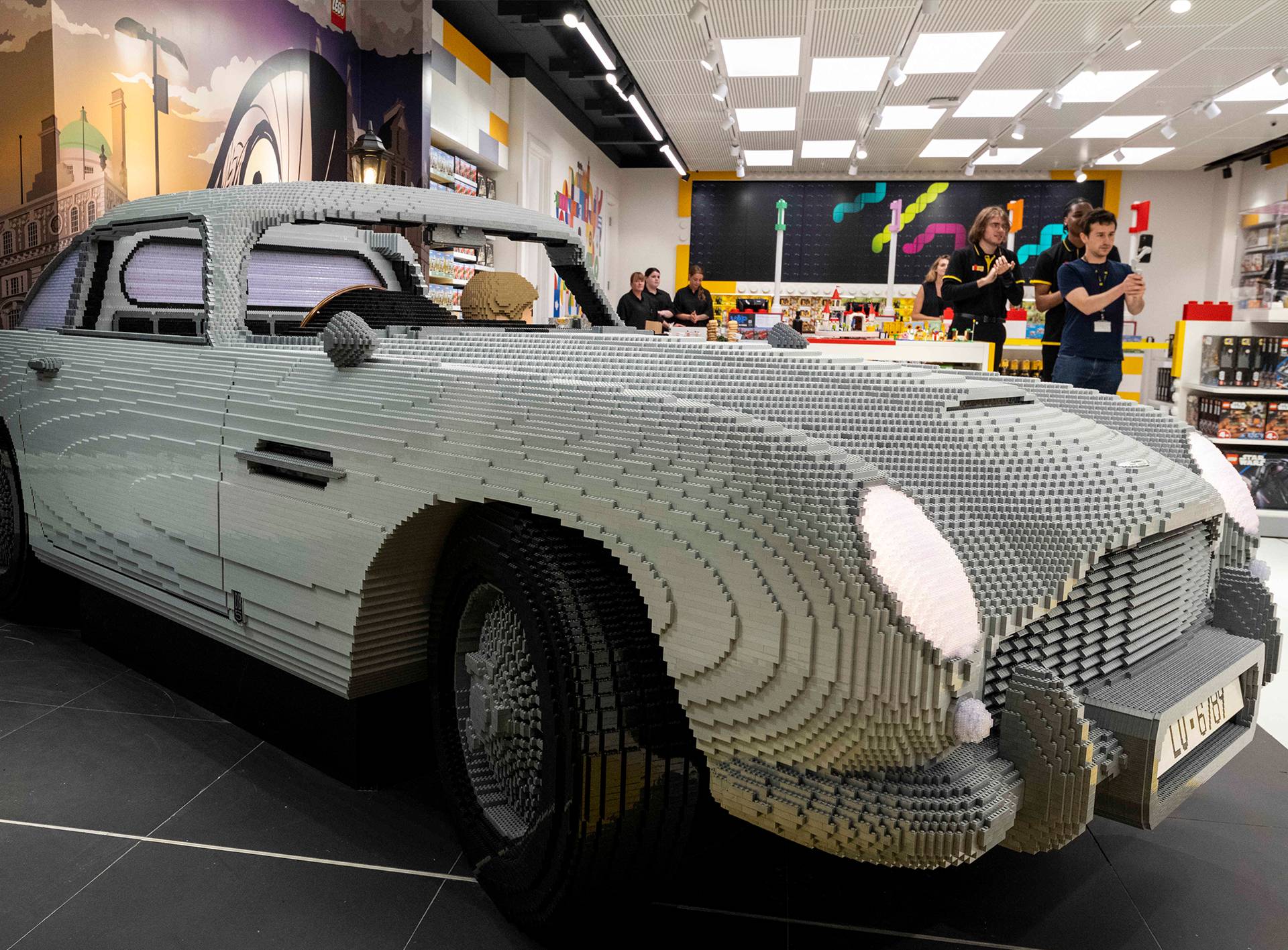 James Bond At LEGO's Flagship London Store