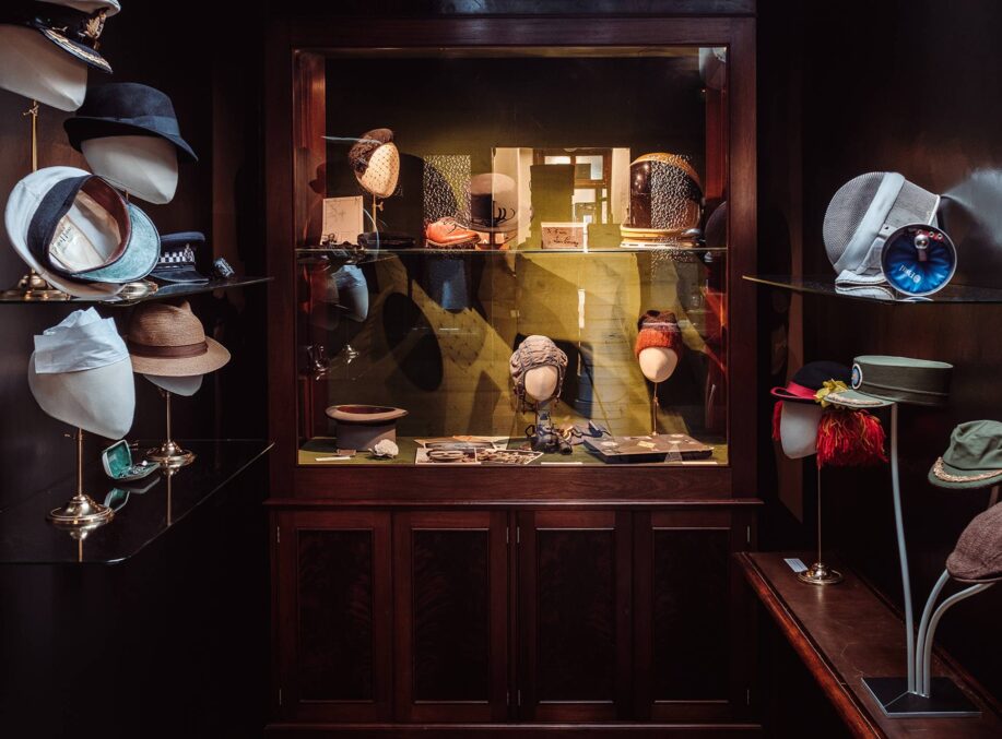 60 Years Of James Bond Hats Exhibit